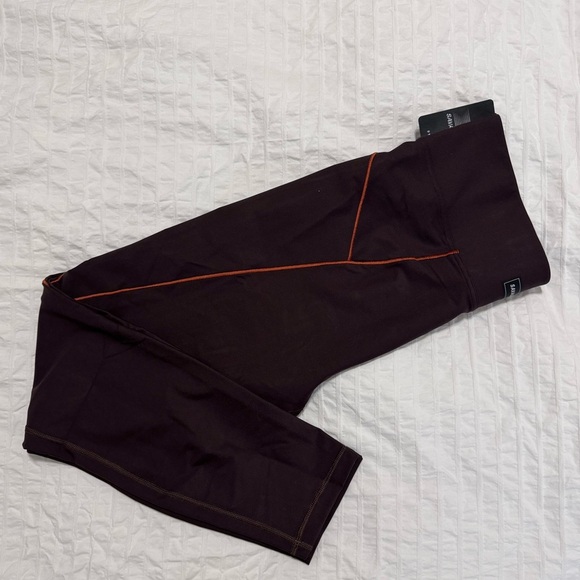 Savage X Fenty High-Waist Leggings with Pockets | Size 8-10 | Chocolate Brown - Picture 1 of 2